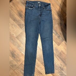 Rewash Women's Deep Blue Skinny Jeans high rise size 2830 inseam